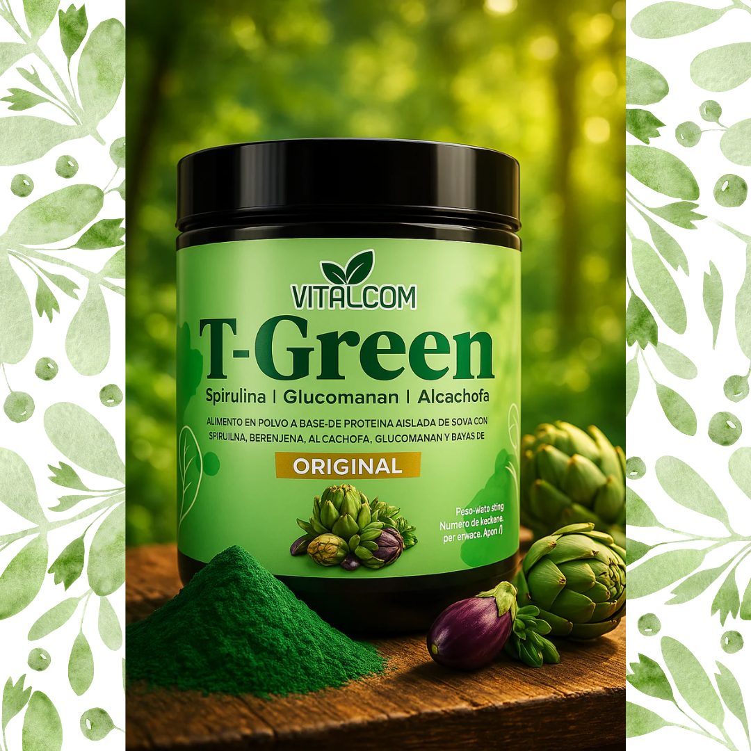 T-Green Vitalcom™ – Superalimento Detox y Energizante Natural